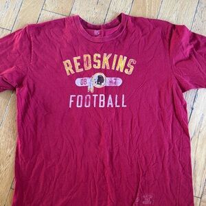Vintage Red Skins Football T-Shirt